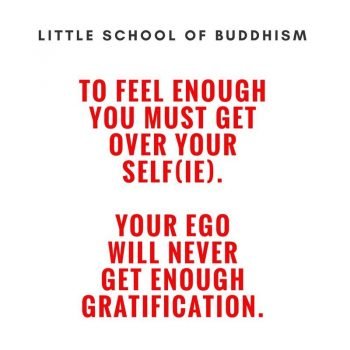 Need: To Feel Enough You Must Get Over Your Self(ie). Your Ego Will Never Get Enough Gratification.